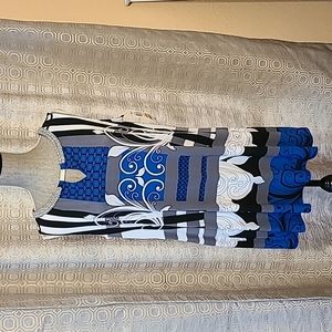 NWT Alfani Island Poetry dress Medium